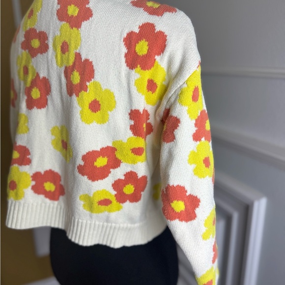 Floral Knit Cardigan - Picture 7 of 11